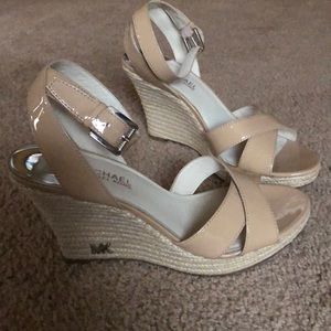 Michael Kors Sandals never been worn. 3 inch heel